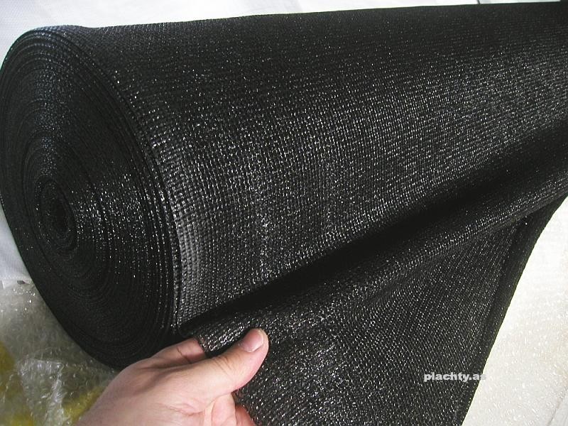 Image pro obrázek produktu Stínící síťovina PloteS na pódium černá, nehořlavá, cena za 1 m²;