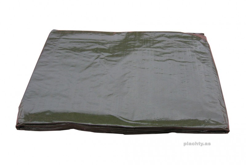 Plachty 12x15m - PROFI 120gr/1m2 zelená olivová