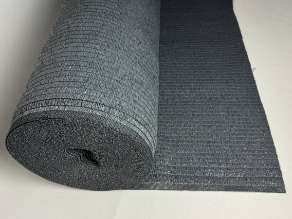 Stínící tkanina SuperPloteS 200g/m2, stínivost 100%, tmavě šedá - metráž, 2m