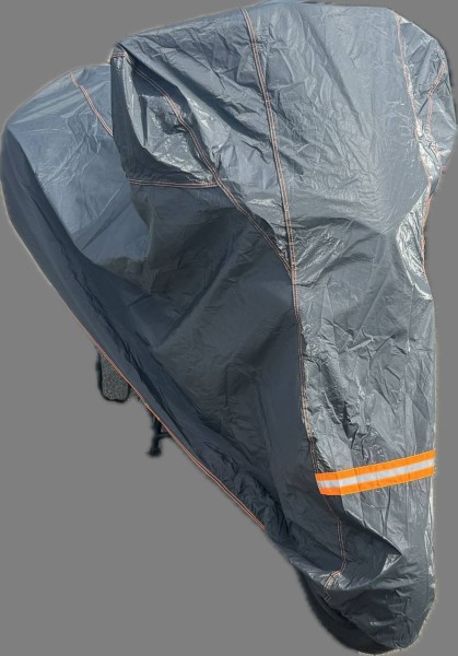 Plachta na motocykl tmavě šedá, XL 246x104x127cm